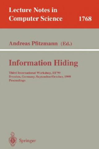 Buch Information Hiding Andreas Pfitzmann