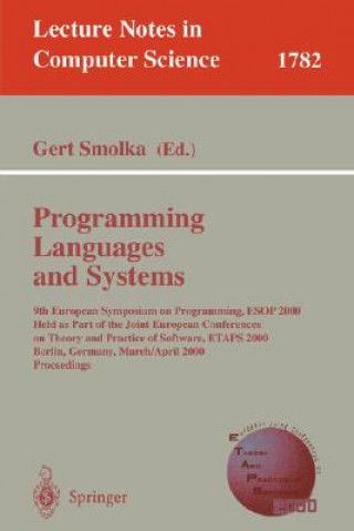 Książka Programming Languages and Systems Gert Smolka