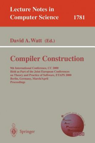 Könyv Compiler Construction David A. Watt