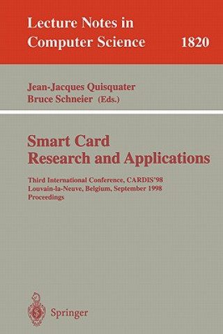 Kniha Smart Card. Research and Applications Jean-Jacques Quisquater