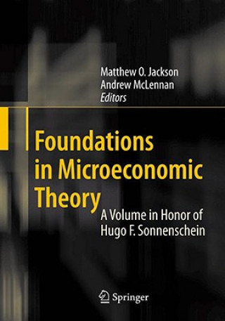 Livre Foundations in Microeconomic Theory Matthew O. Jackson