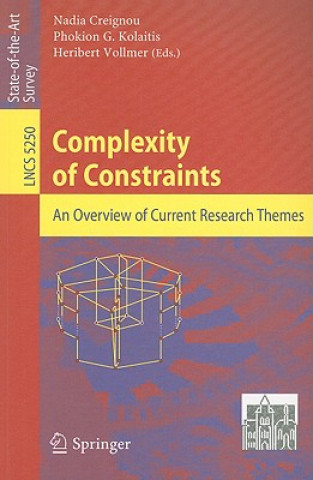 Livre Complexity of Constraints Nadia Creignou