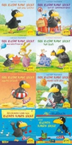 Kniha Pixi-Box 193: Der kleine Rabe Socke (8x8 Exemplare), 64 Teile Nele Moost