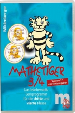 Digital Mathetiger 3/4, 1 CD-ROM, CD-ROM 