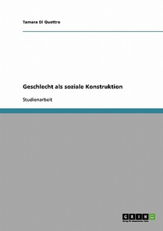 Carte Geschlecht als soziale Konstruktion Tamara di Quattro