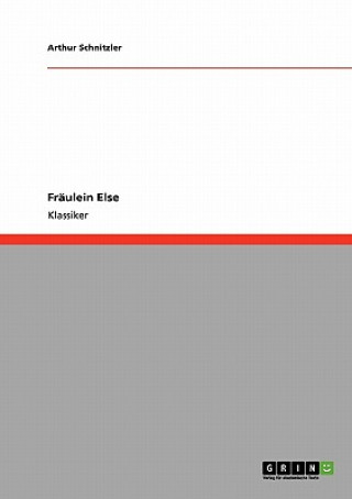 Boek Fraulein Else Arthur Schnitzler