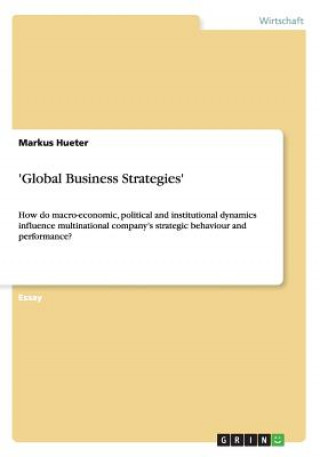 Carte 'Global Business Strategies' Markus Hueter