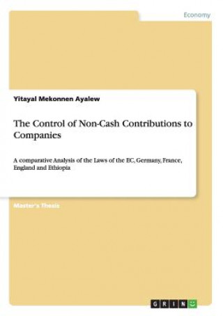 Livre Control of Non-Cash Contributions to Companies Yitayal Mekonnen Ayalew