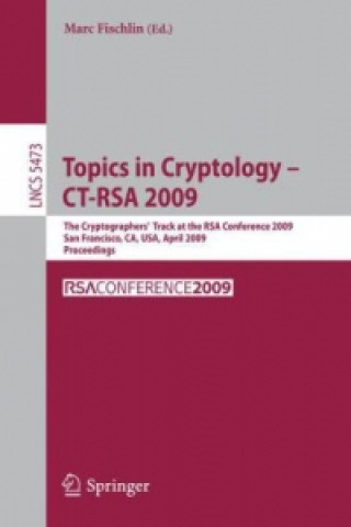 Carte Topics in Cryptology - CT-RSA 2009 Marc Fischlin