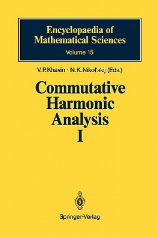 Könyv Commutative Harmonic Analysis I V. P. Khavin