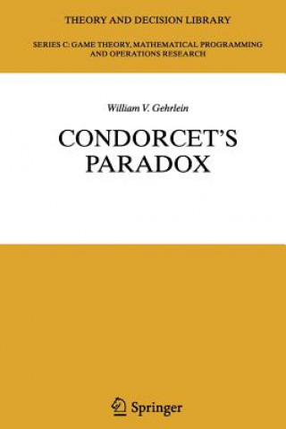 Libro Condorcet's Paradox William V. Gehrlein