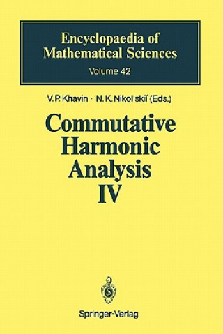 Könyv Commutative Harmonic Analysis IV V. P. Khavin