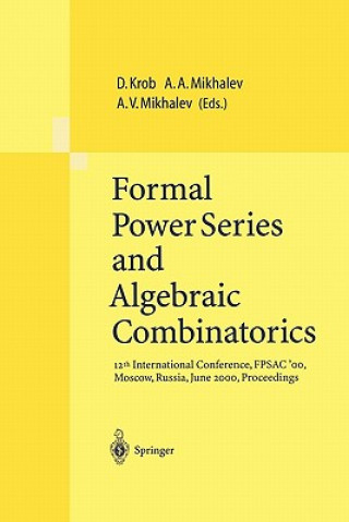 Книга Formal Power Series and Algebraic Combinatorics Daniel Krob