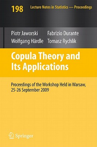 Könyv Copula Theory and Its Applications Piotr Jaworski