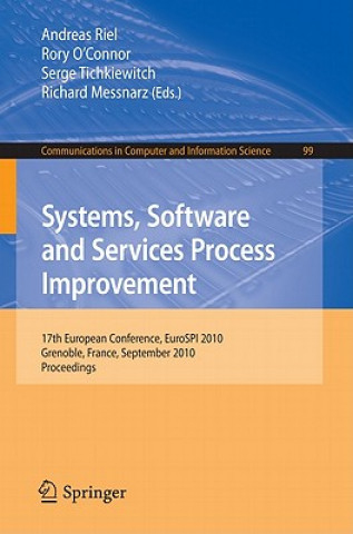 Kniha Systems, Software and Services Process Improvement Andreas Riel