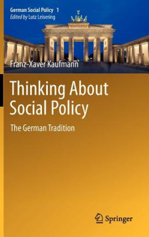 Kniha Thinking About Social Policy Franz-Xaver Kaufmann