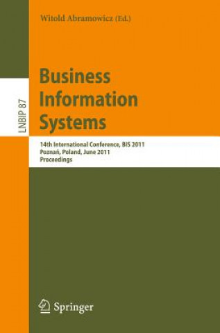Könyv Business Information Systems Witold Abramowicz