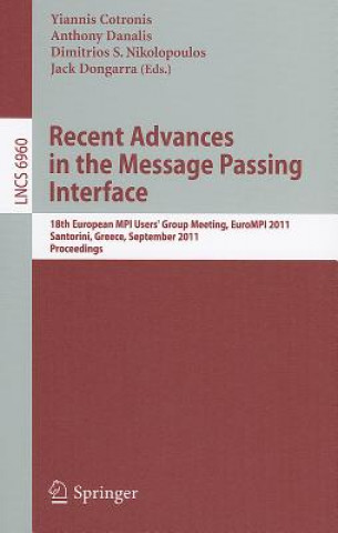 Kniha Recent Advances in the Message Passing Interface Yiannis Cotronis