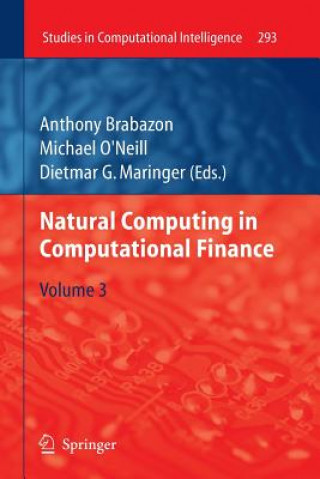 Książka Natural Computing in Computational Finance Anthony Brabazon