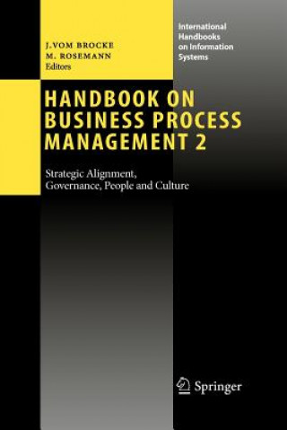 Könyv Handbook on Business Process Management 2 Michael Rosemann
