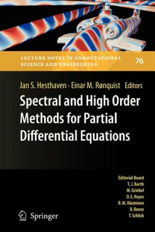 Książka Spectral and High Order Methods for Partial Differential Equations Jan S. Hesthaven