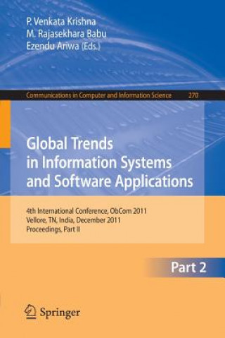 Kniha Global Trends in Information Systems and Software Applications P. Venkata Krishna