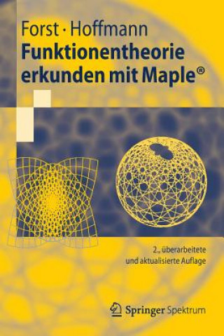 Libro Funktionentheorie Erkunden Mit Maple Wilhelm Forst