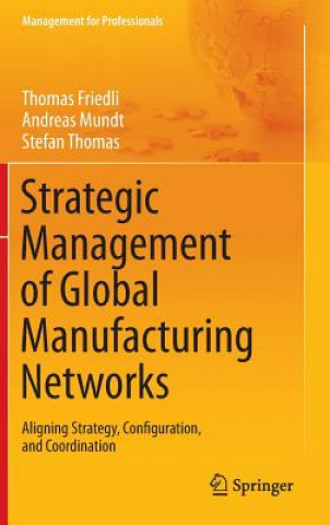 Carte Strategic Management of Global Manufacturing Networks Thomas Friedli