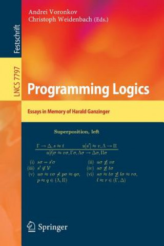 Könyv Programming Logics Andrei Voronkov