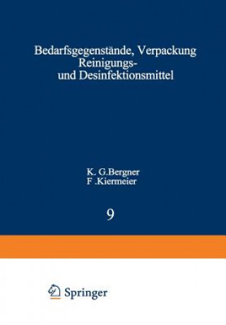 Kniha Bedarfsgegenstande, Verpackung Reinigungs- Und Desinfektionsmittel K. G. Bergner