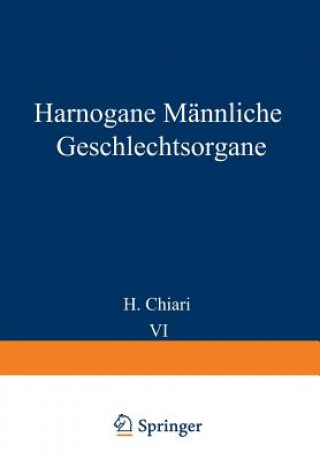 Kniha Harnorgane Mannliche Geschlechtsorgane H. Chiari