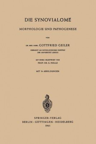 Книга Synovialome Gottfried Geiler