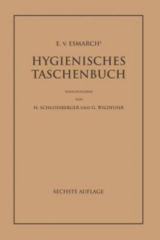 Livre E. Von Esmarch's Hygienisches Taschenbuch E. von Esmarch