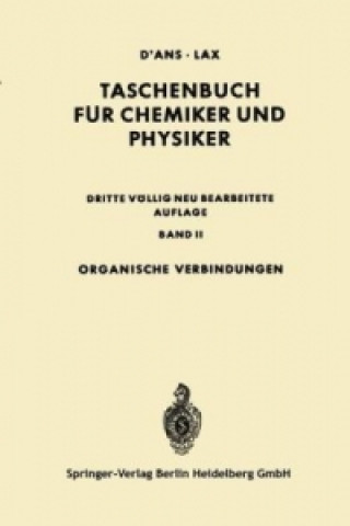 Buch Organische Verbindungen Jean d'Ans