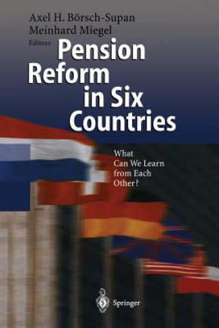 Kniha Pension Reform in Six Countries Axel H. Börsch-Supan