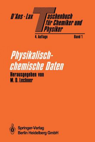 Carte Taschenbuch F r Chemiker Und Physiker W. Heiland