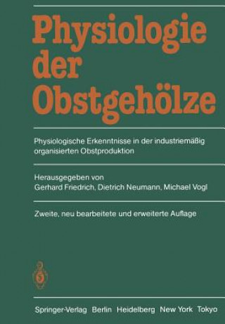 Carte Physiologie Der Obstgehoelze Gerhard Friedrich
