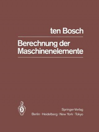 Libro Berechnung der Maschinenelemente M. TenBosch