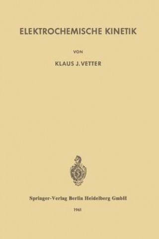 Βιβλίο Elektrochemische Kinetik Klaus J. Vetter