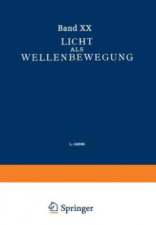 Kniha Licht ALS Wellenbewegung L. Grebe