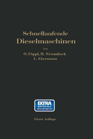 Knjiga Schnellaufende Dieselmaschinen O. Föppl