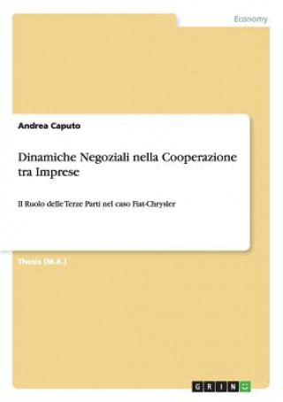 Carte Dinamiche Negoziali nella Cooperazione tra Imprese Andrea Caputo