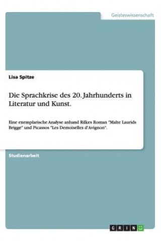 Kniha Die Sprachkrise Des 20. Jahrhunderts in Literatur Und Kunst. Lisa Spitze