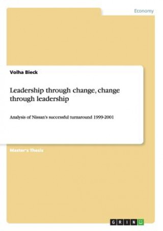 Kniha Leadership through change, change through leadership Volha Bieck