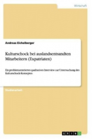 Carte Kulturschock bei auslandsentsandten Mitarbeitern (Expatriaten) Andreas Eichelberger