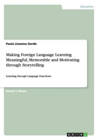 Carte Making Foreign Language Learning Meaningful, Memorable and Motivating through Storytelling Paula Lluesma Gordo