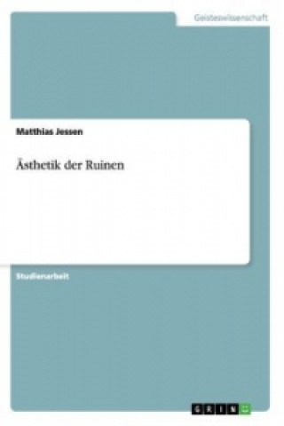 Kniha AEsthetik der Ruinen Matthias Jessen