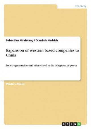 Carte Expansion of western based companies to China Sebastian Hindelang