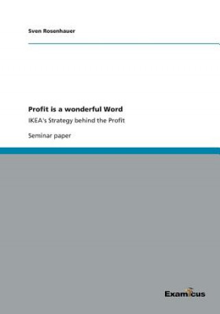 Buch Profit Is a Wonderful Word Sven Rosenhauer