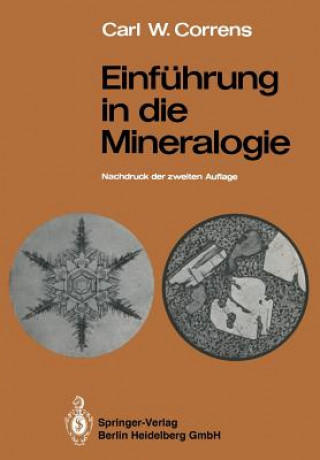 Carte Einführung in die Mineralogie Carl W. Correns